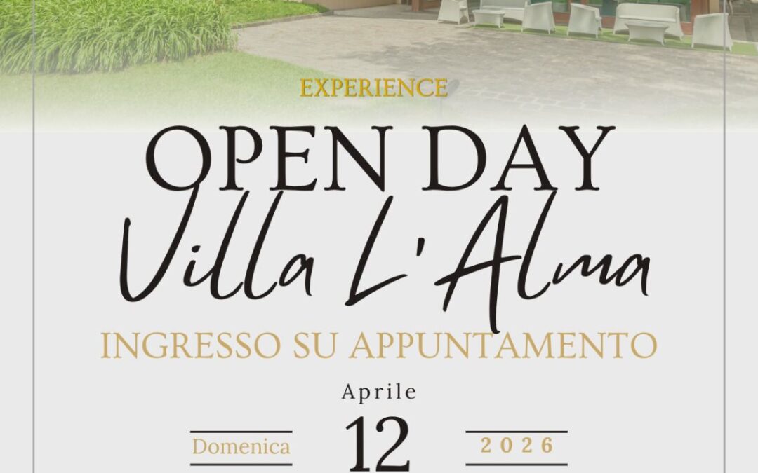 Open Day Villa L’Alma: scopri la location per il tuo evento